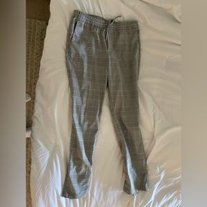 Grey H&M plaid pants
